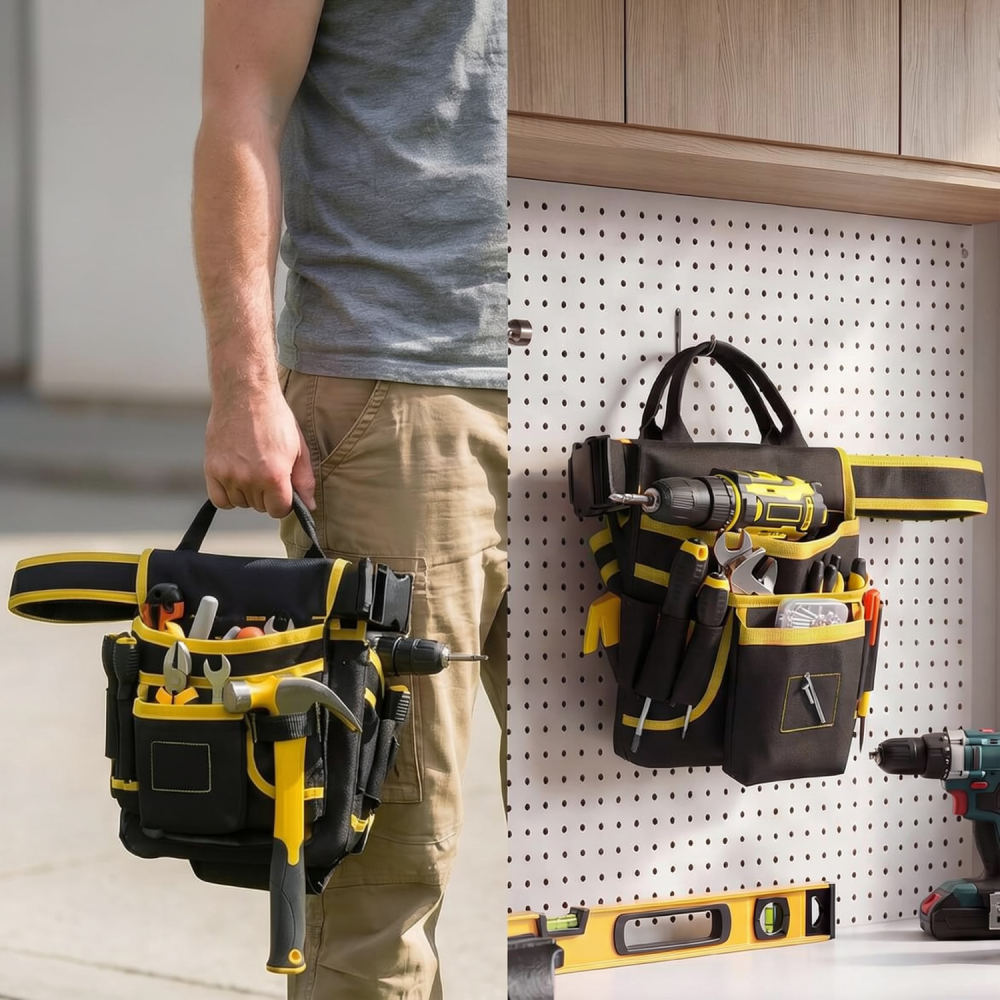 Heavy Equipment Electrician - Прочная сумка-органайзер для инструментов из ткани